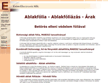 Tablet Screenshot of eximelectronic.hu
